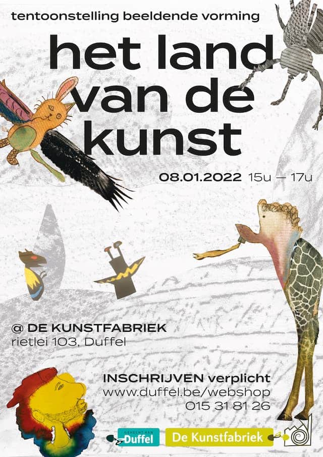 Affiche van -Het Land van de Kunst-